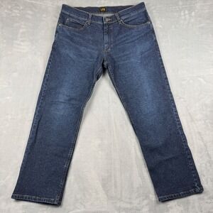 Vintage 90's Y2K Lee Regular‎ Fit Dark Wash Men's Jeans Size 38x30